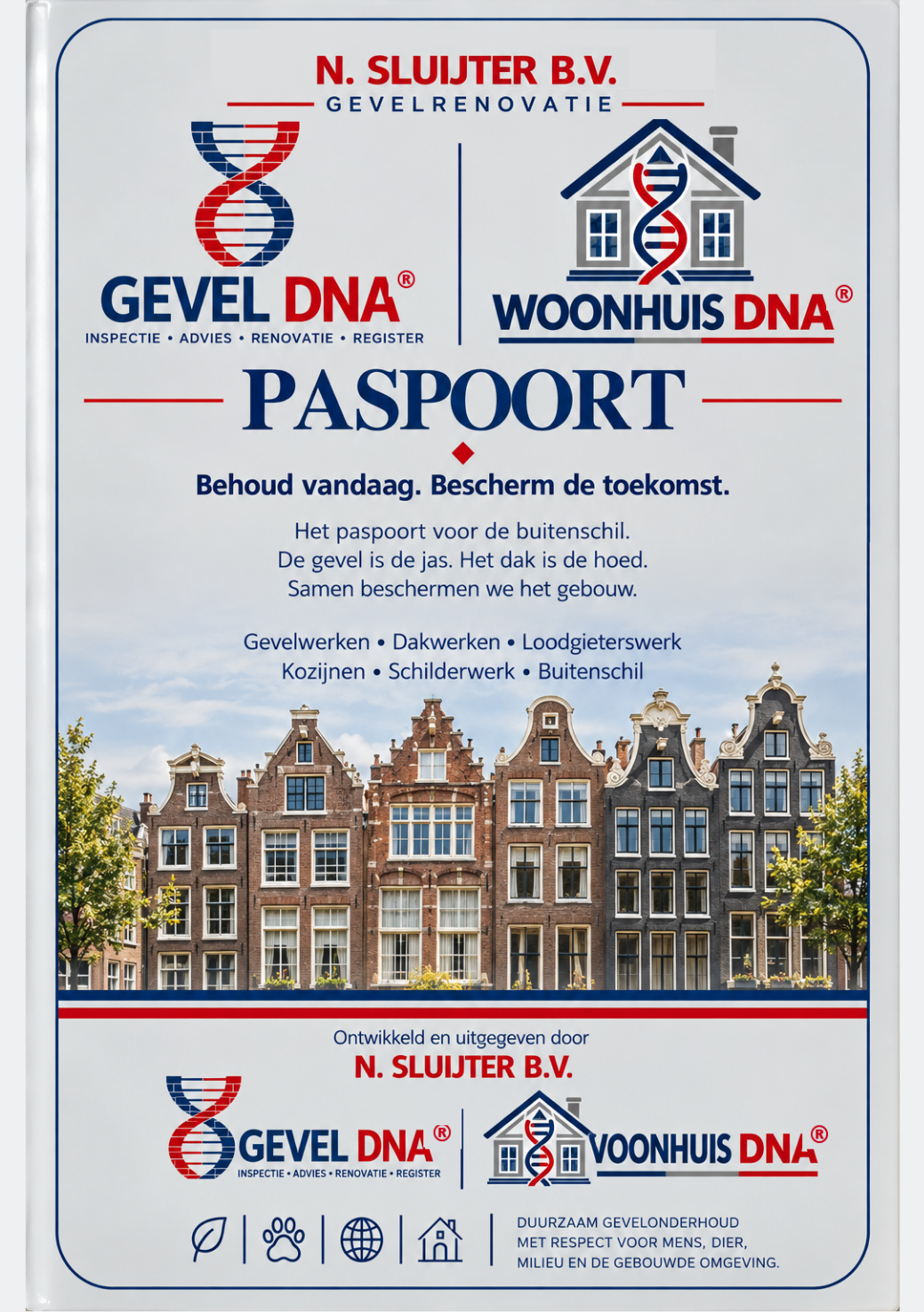 Gevel DNA Paspoort